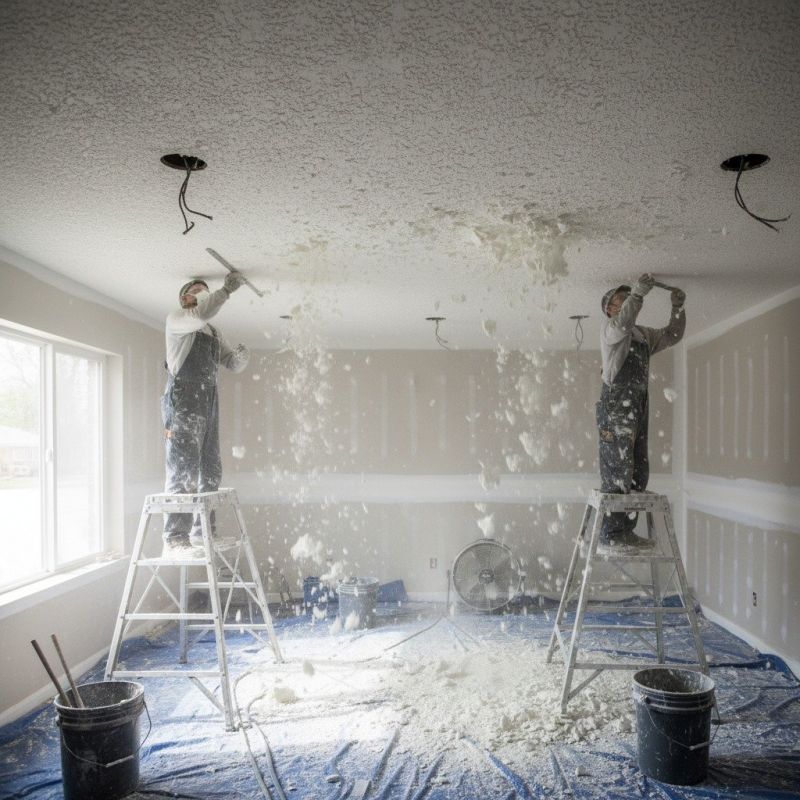 Knockdown Ceiling Removal